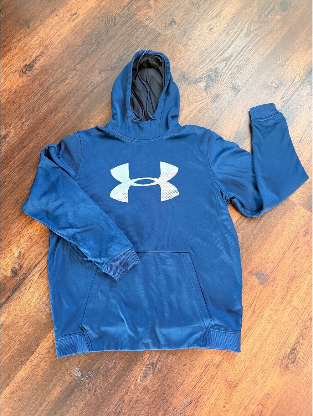 Under Armour | Men’s Blue ColdGear Pullover Hoodie | Size Large | 1188